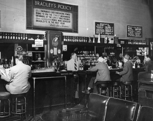 Bradley's bar interior