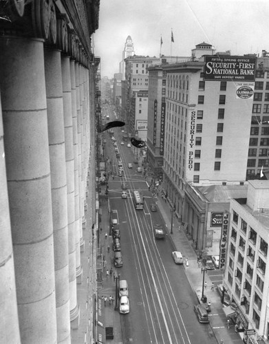 Looking north on Spring Street