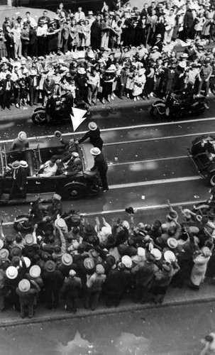 President Roosevelt visits Los Angeles, view 2