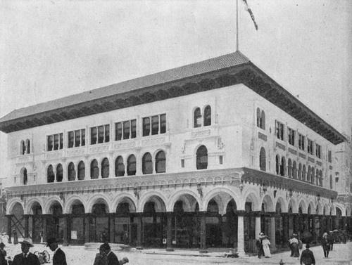 Business block containing St. Mark's Hotel