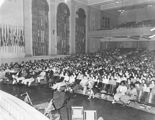 Belmont High audience