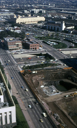 Los Angeles Mall excavation