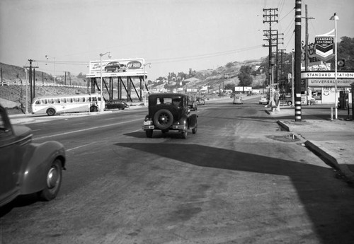 Cahuenga and Lankershim boulevards