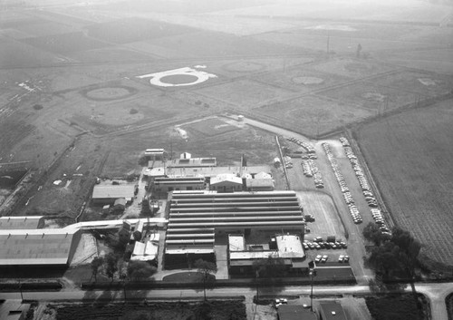 Factory in Whittier, looking south