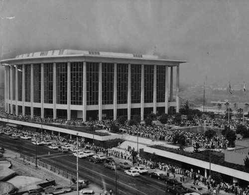 Crowd at Music Center