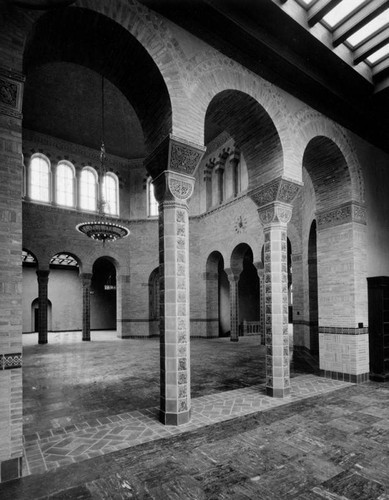 View of the rotunda at Powell Library, U.C.L.A