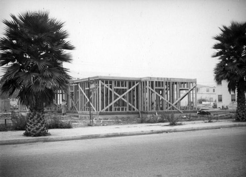 Mrs. Morton's home under construction