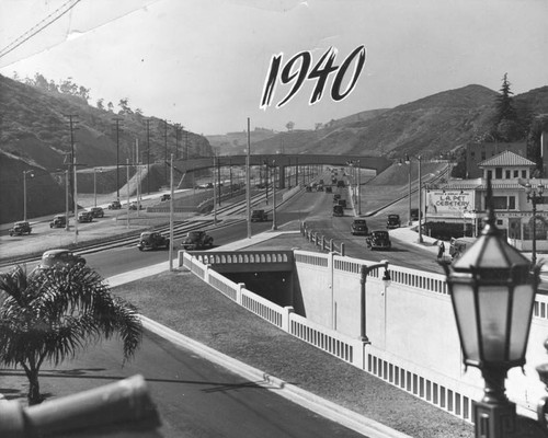 Cahuenga Pass in 1940