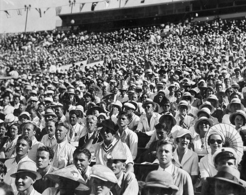 Olympians among crowd watching the games