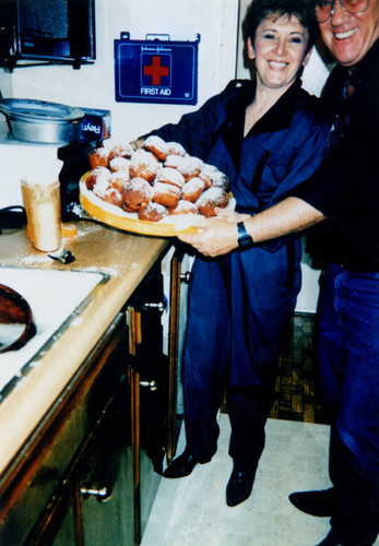 Hanukkah jelly donuts