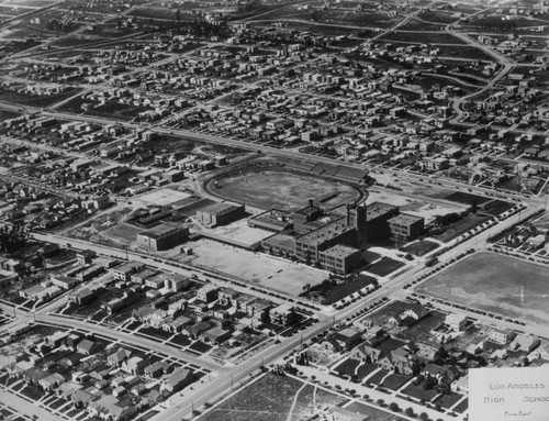 L. A. High School aerial