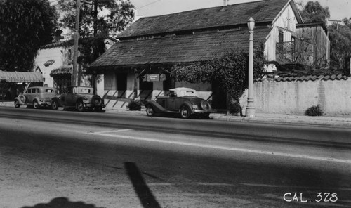 Padilla adobe and the Grape Vine Cafe