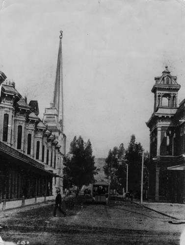 Scene on Second Street, Los Angeles