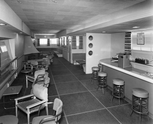 Interior dining area, Pan Pacific