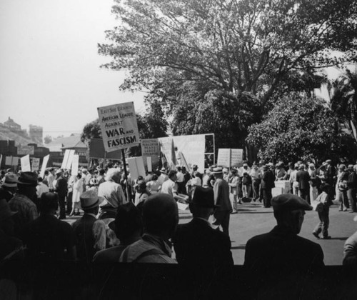 AFL-CIO parade through downtown