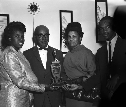 Leon H. Washington, Jr. at the Los Angeles Sentinel Newspapers 1964 Club Awards