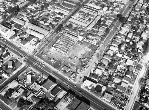 Safeway Store, Florence Ave. and Mountain View Ave., looking northwest