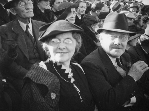 Theodore and Marie Wisloh at the 1938 Rose Parade