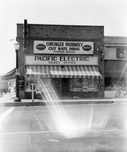 La Habra Pacific Electric ticket office