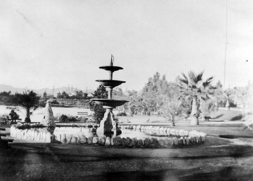 Fountain in Echo Park