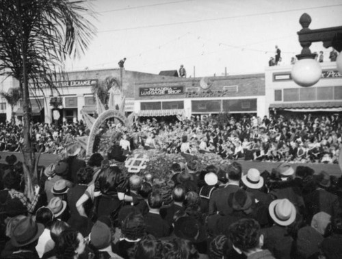 California University float, 1938 Rose Parade