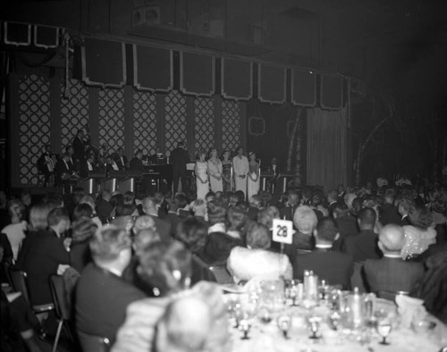 Mr. and Mrs. American Citizen of the Year award at the Cocoanut Grove nightclub