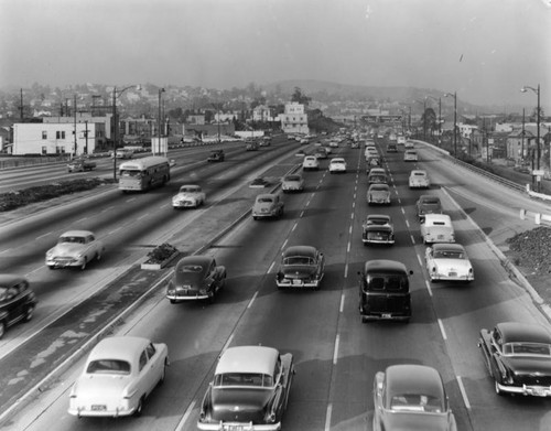 Harbor Freeway, early view