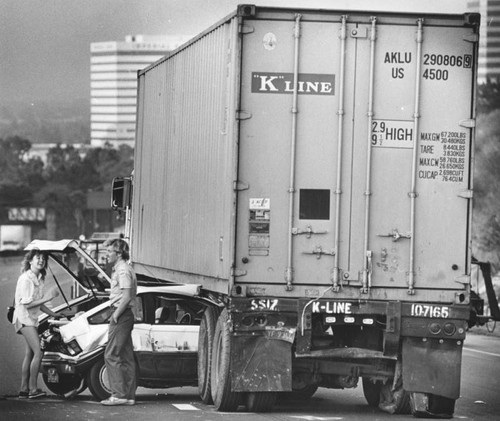 Massive pileup, suicide attempt bring freeway to a standstill