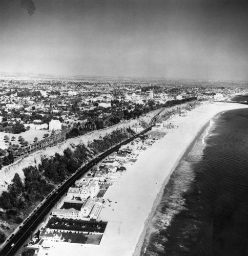 Panorama of Santa Monica looking south