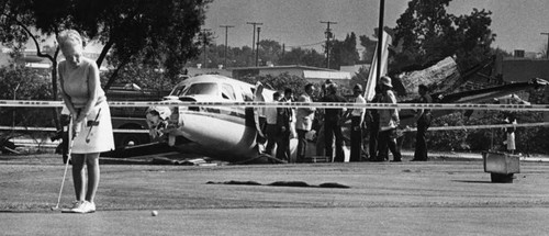 Crash at Van Nuys Golf Course