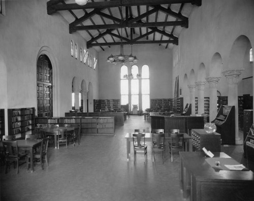 University Branch, interior view