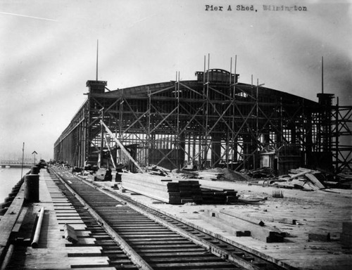 View of Pier A Shed