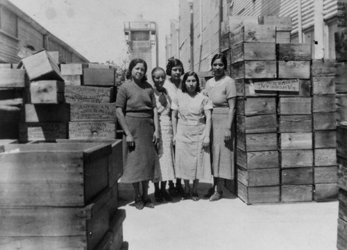 Woman at pottery company