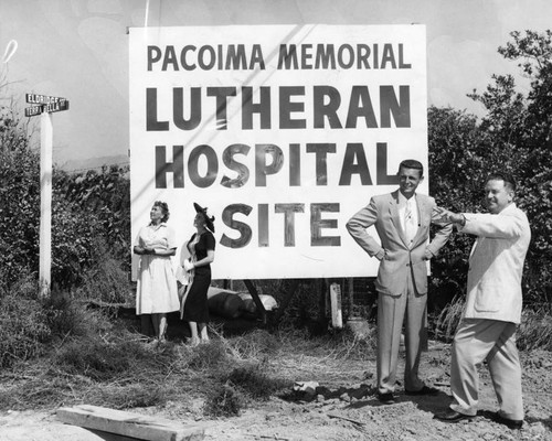 View Pacoima Lutheran Hospital site