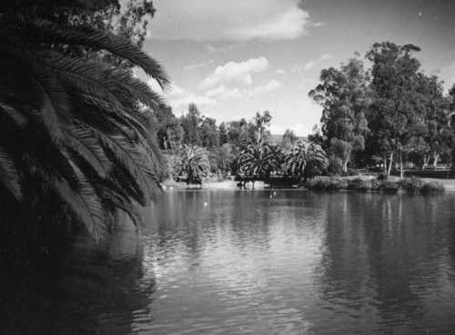 View across Lincoln Park Lake