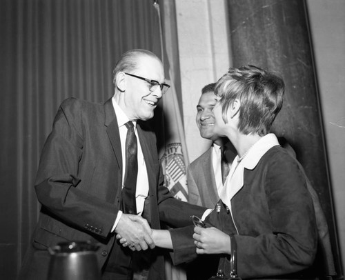 Vikki Carr, Leonard Timberlake and Billy Mills