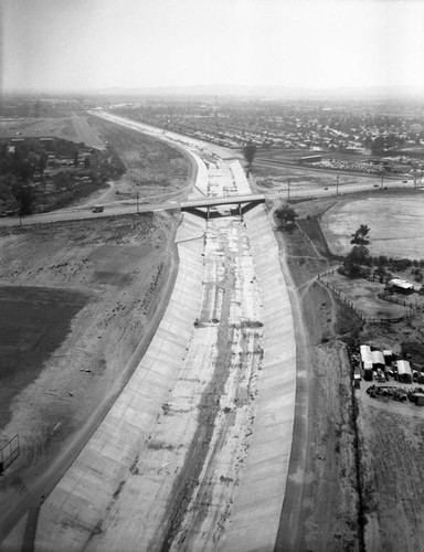 Lower Azusa Rd. and Rio Hondo, El Monte, looking south