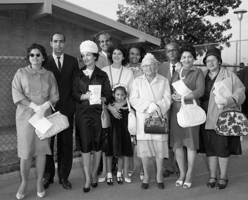 Leon Aubry, Jr. at graduation