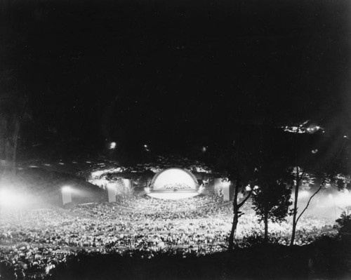 Night program at Hollywood Bowl