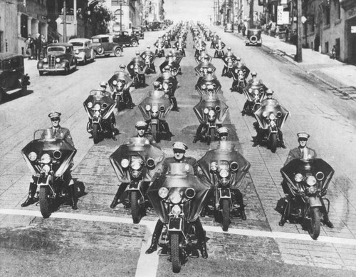 Police Department motorcycle patrol