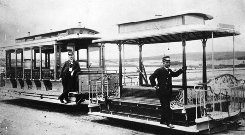 Cable cars at MacArthur Park