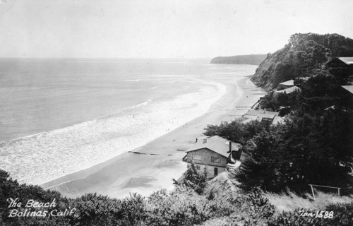 Bolinas beach panorama