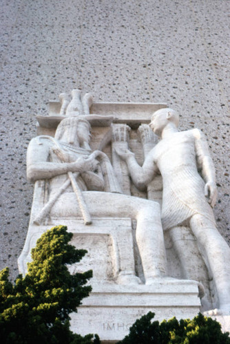 Scottish Rite Temple statue