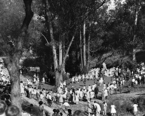 Children dancing in Elysian Park