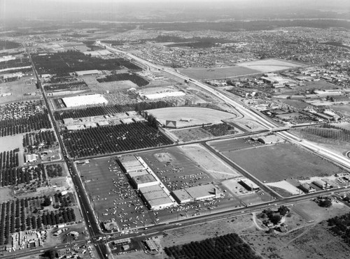 Orange Fair Center, Orangethorpe Ave. and Harbor Blvd., looking southeast