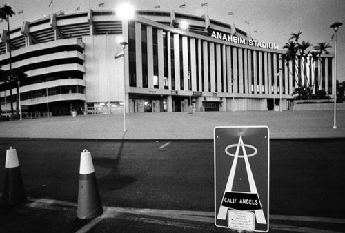 All's quiet at Anaheim Stadium