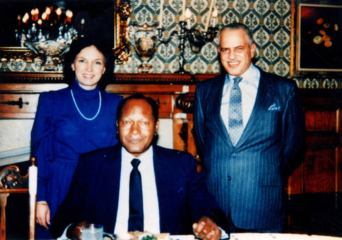 Tom Bradley with Jane El-Farra and husband