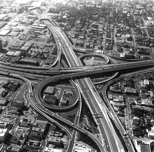 L. A. freeway interchange — Calisphere