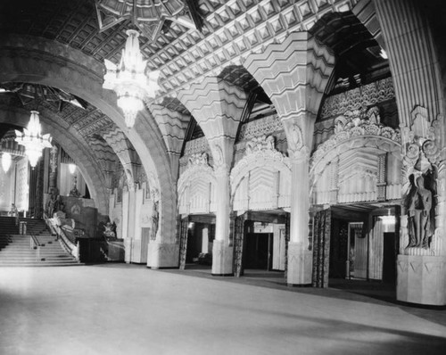 Interior lobby, Pantages Theatre