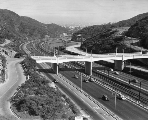 Traveling in the Cahuenga Pass